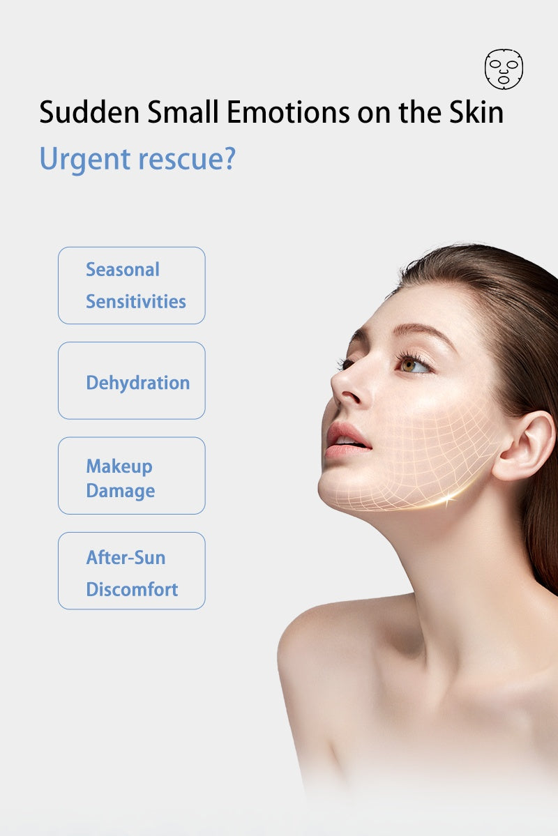 Skin Infiltration And Soothing Treatment, Deep Cleansing, Brightening Skin Tone, Hydrating Mask