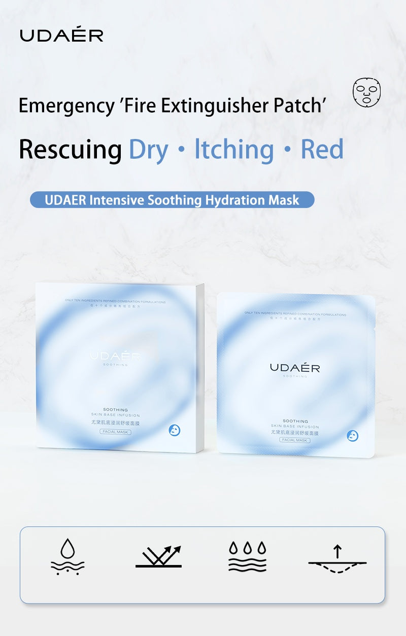 Skin Infiltration And Soothing Treatment, Deep Cleansing, Brightening Skin Tone, Hydrating Mask