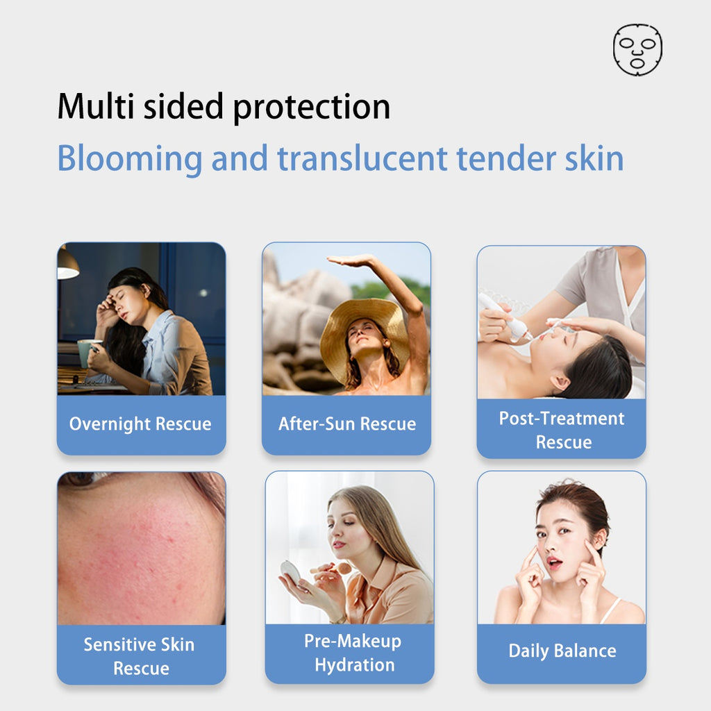Skin Infiltration And Soothing Treatment, Deep Cleansing, Brightening Skin Tone, Hydrating Mask